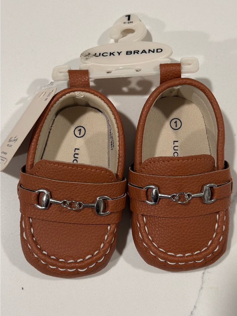 Lucky Brand Baby Crib Shoes Size 1 (0–3 Months) – New With Tags